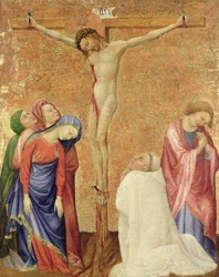 Calvary with a Carthusian Monk, 1389-95